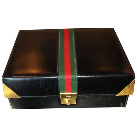 jewellery box gucci|vintage Gucci jewelry box.